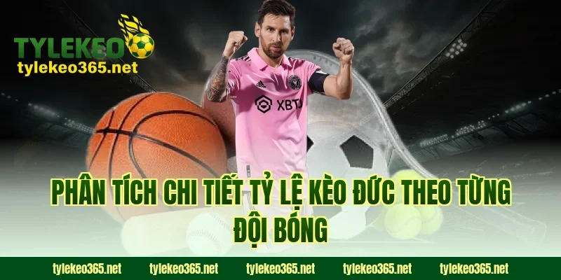 Phân tích chi tiết tỷ lệ kèo Đức theo từng đội bóng